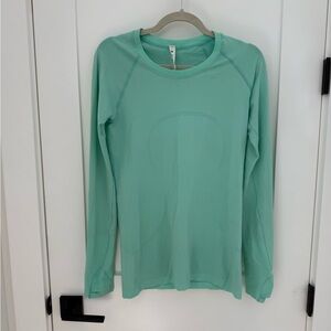 Lululemon Athletica Teal Long Sleeve Top